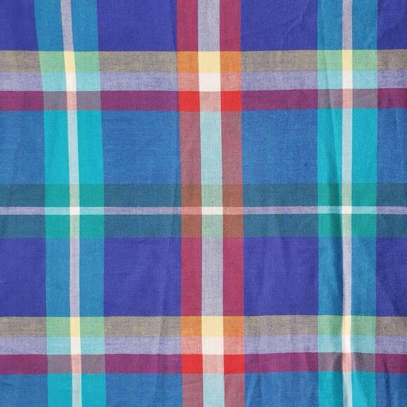 Polo Ralph Lauren Shirt Oxford Button Down Multicolor Plaid SS Size Medium M - Picture 5 of 9